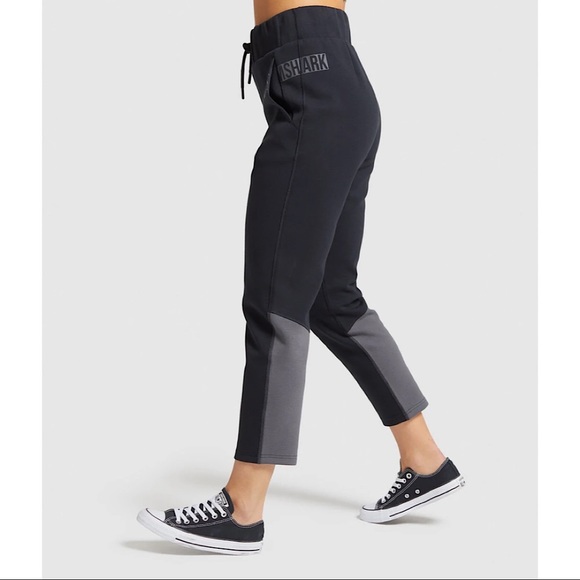 Gymshark Pants - Gymshark Jogger Pants Two Toned Black Grey Size Small